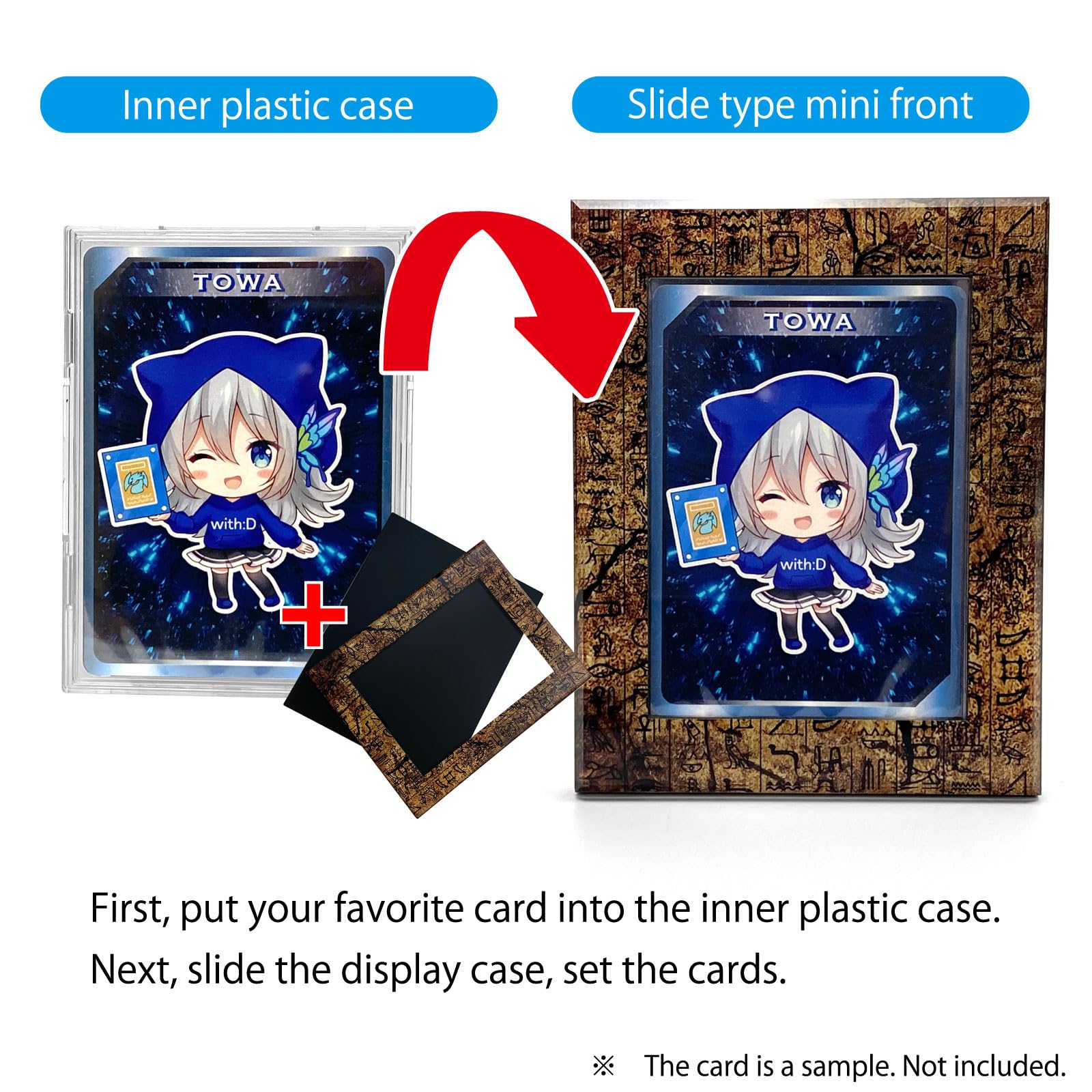 Amazon.com: AMAZDONE With:D Magnetic Card Holder Case 35P TCG hard