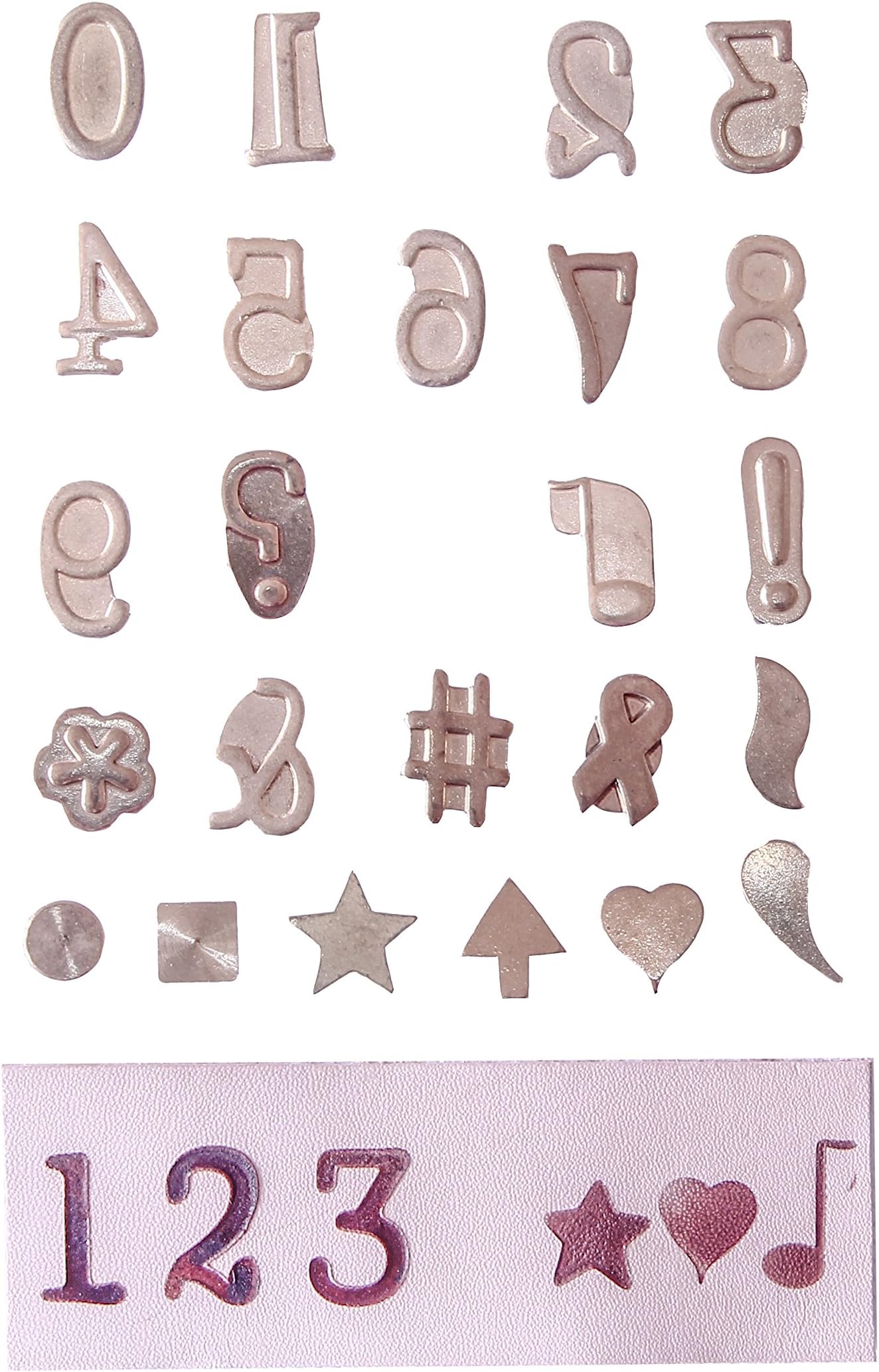 Pyrography Number & Symbol Stamps (R8Q0M030)