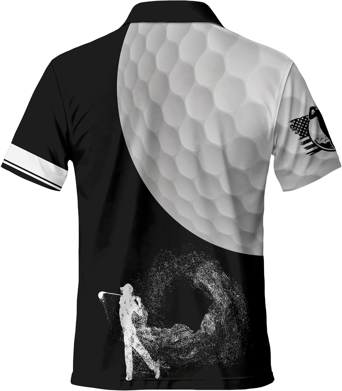 Funny Golf Shirts for Men, Hawaiian Polo Shirts for Men Unisex Casual Shirt Mens Polo Shirts Short Sleeve