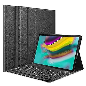 HOM 3 Fold Wireless Bluetooth Keyboard Stand with Detachable Tablet Cover Case for Samsung Galaxy Tab S5e 10.5 inch Tablet (SM-T720/T725) 10.5 inch