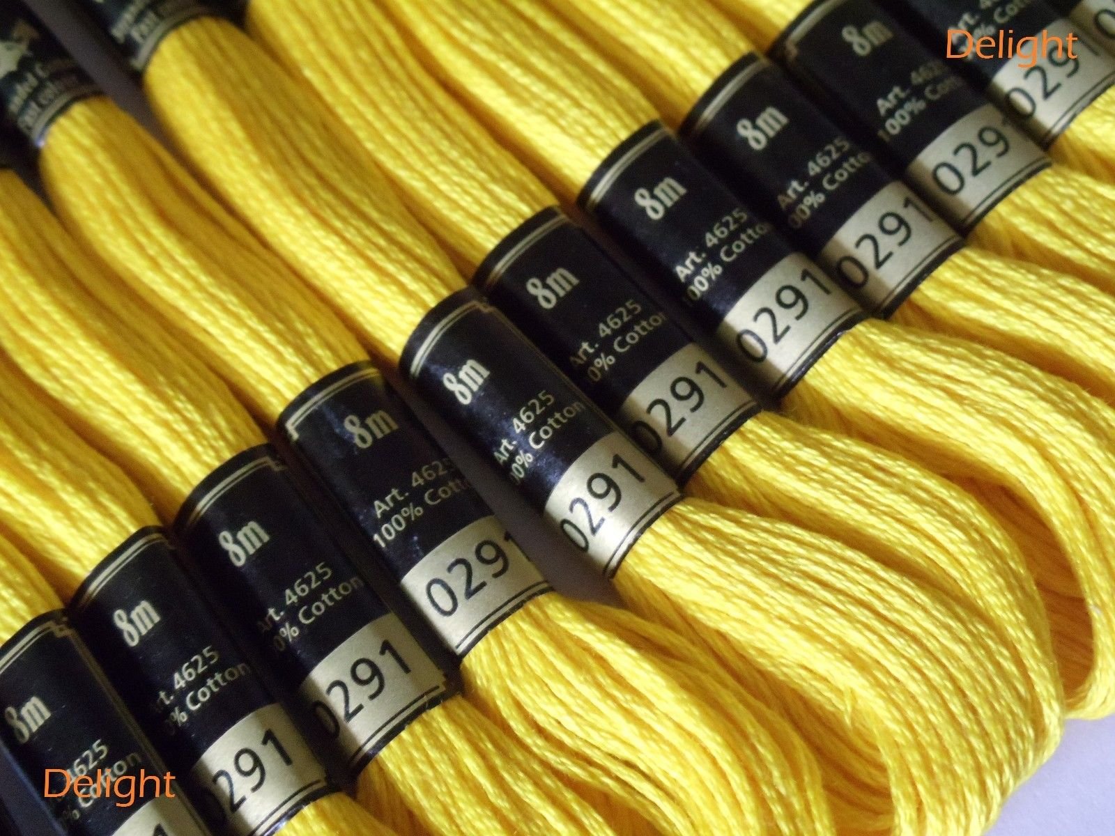 Anchor 25 Cross Stitch Cotton Embroidery Thread Floss/Skein Solid Color, #0291-image-15