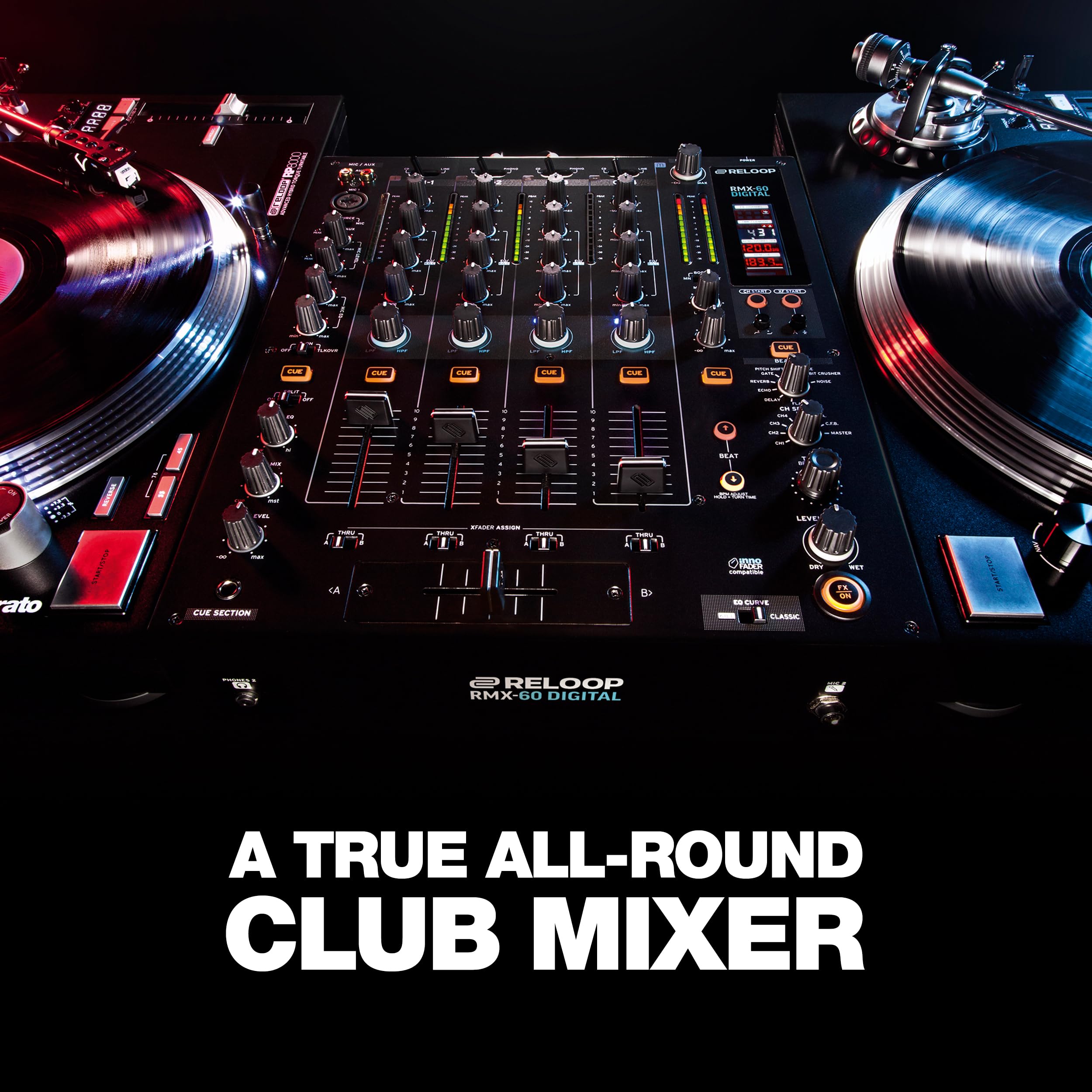 Amazon | Reloop RMX-60デジタル、4+1チャンネルDJクラブデジタル