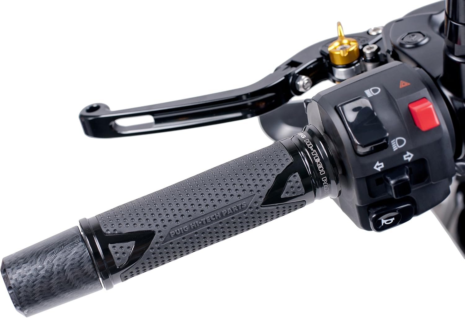 Puig 6325N Black Aluminum Hi-Tech Radical Grips - Pair