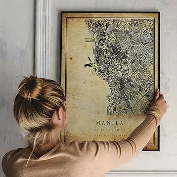 【新品・未使用】英国製 エッチングアート ヴィンテージ ホイルアート 地図 アート ビンテージ 古地図 パリ市街（1901） イラスト 2L A4 A3