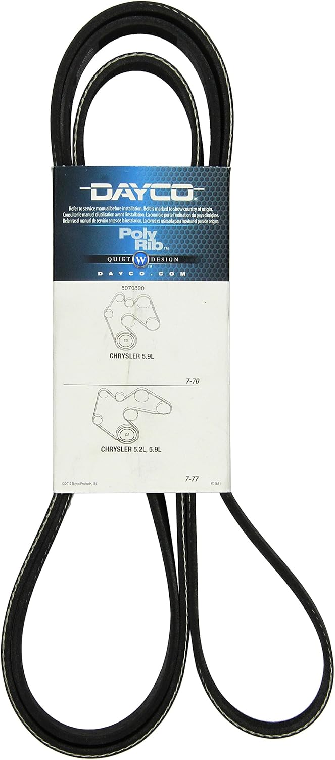 Dayco 5070890 Serpentine Belt