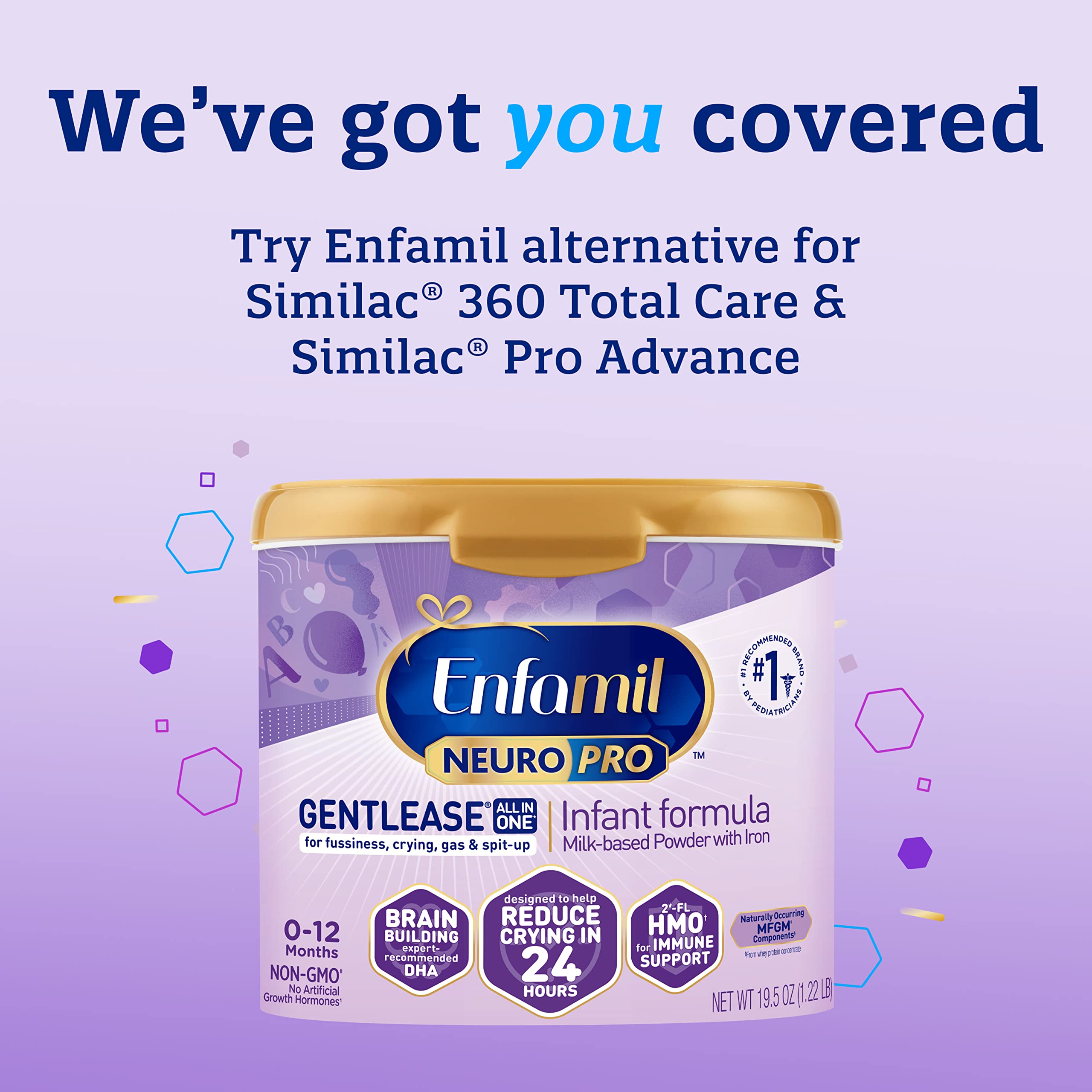Buy Enfamil NeuroPro Gentlease Baby Formula, Brain and Immune Support