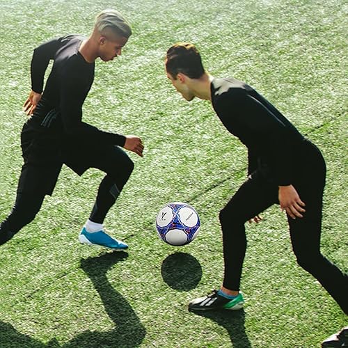 Miniatura 5 de KOKMAT Soccer Ball Holographic Size 5, Reflective Football, Glow in The Dark Glow Ball Soccer Ball Gifts, Reflective Composite Leather Soccer Ball