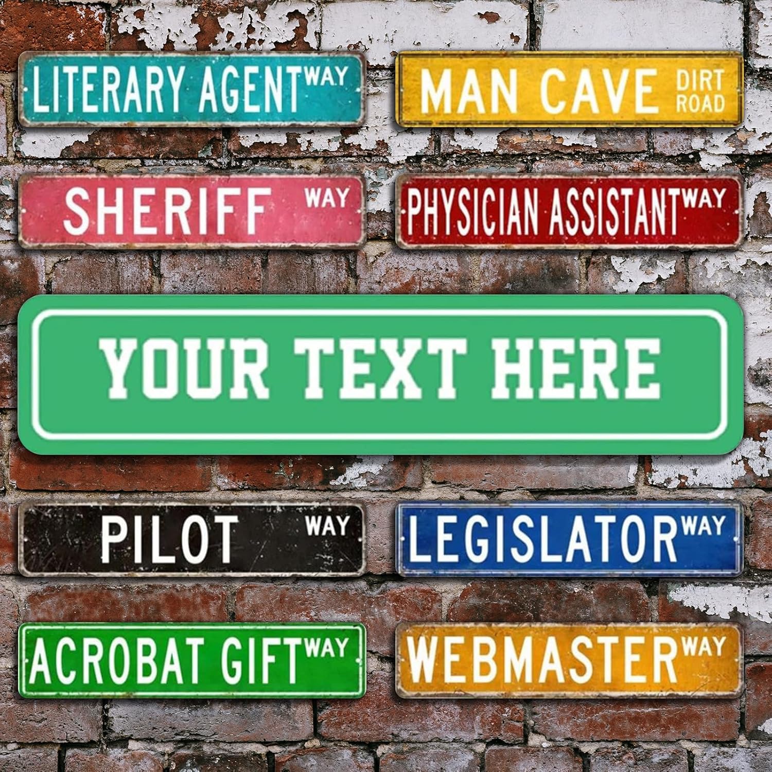 Custom Street Signs Personalized Street Sign Customized Custom Street Sign Metal