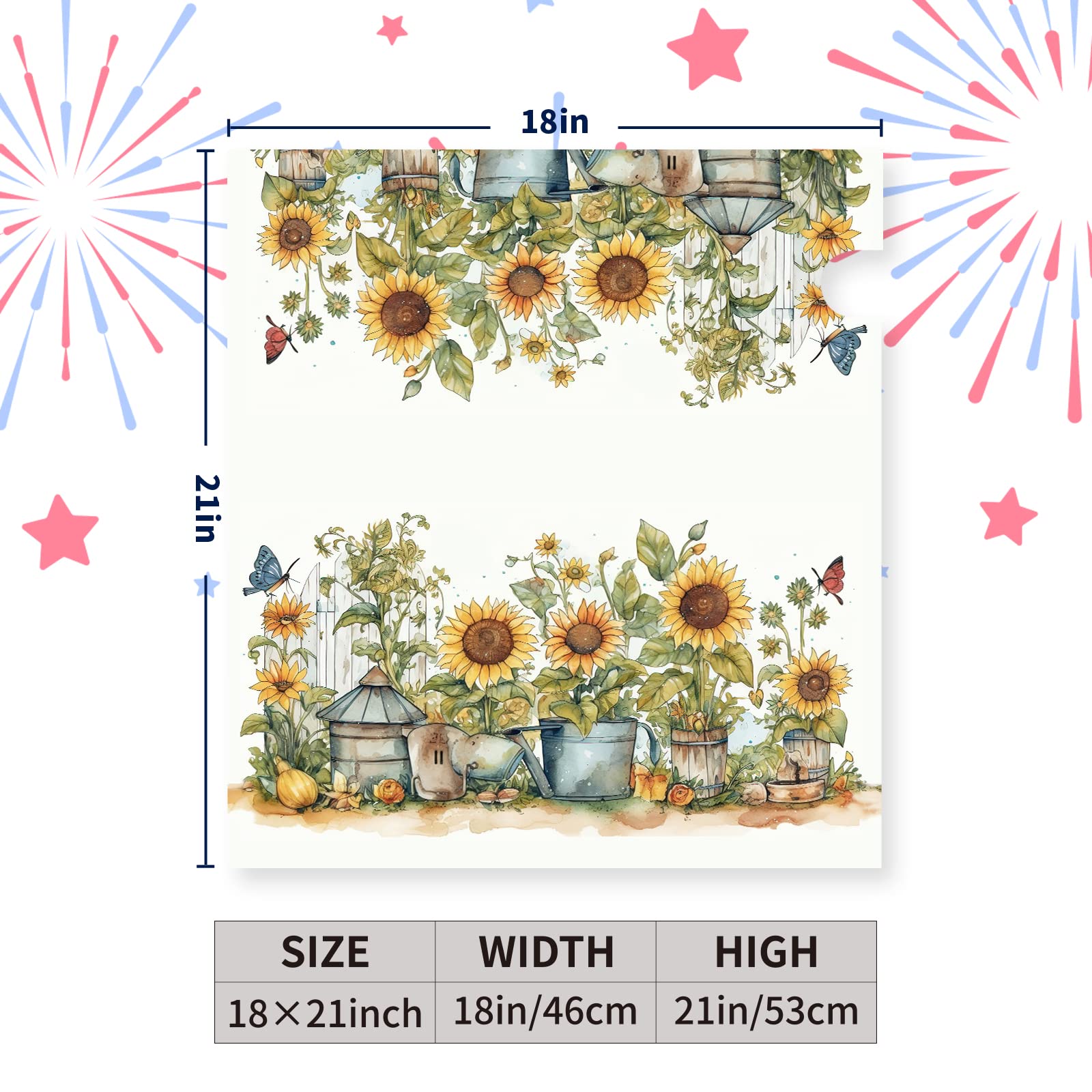 Couvertures De Boîte Aux Lettres à Dégradé Arc-en-Ciel De Crème Glacée, Enveloppes Magnétiques