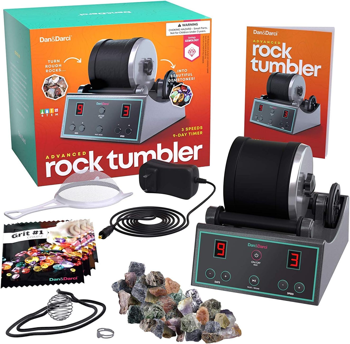 gem foam rock tumbler