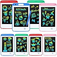 Vista 1 de Zhehao 8 tabletas de escritura LCD de 6.5 pulgadas, tablero de dibujo colorido educativo para niños de 3 a 6 años, regalos de oficina
