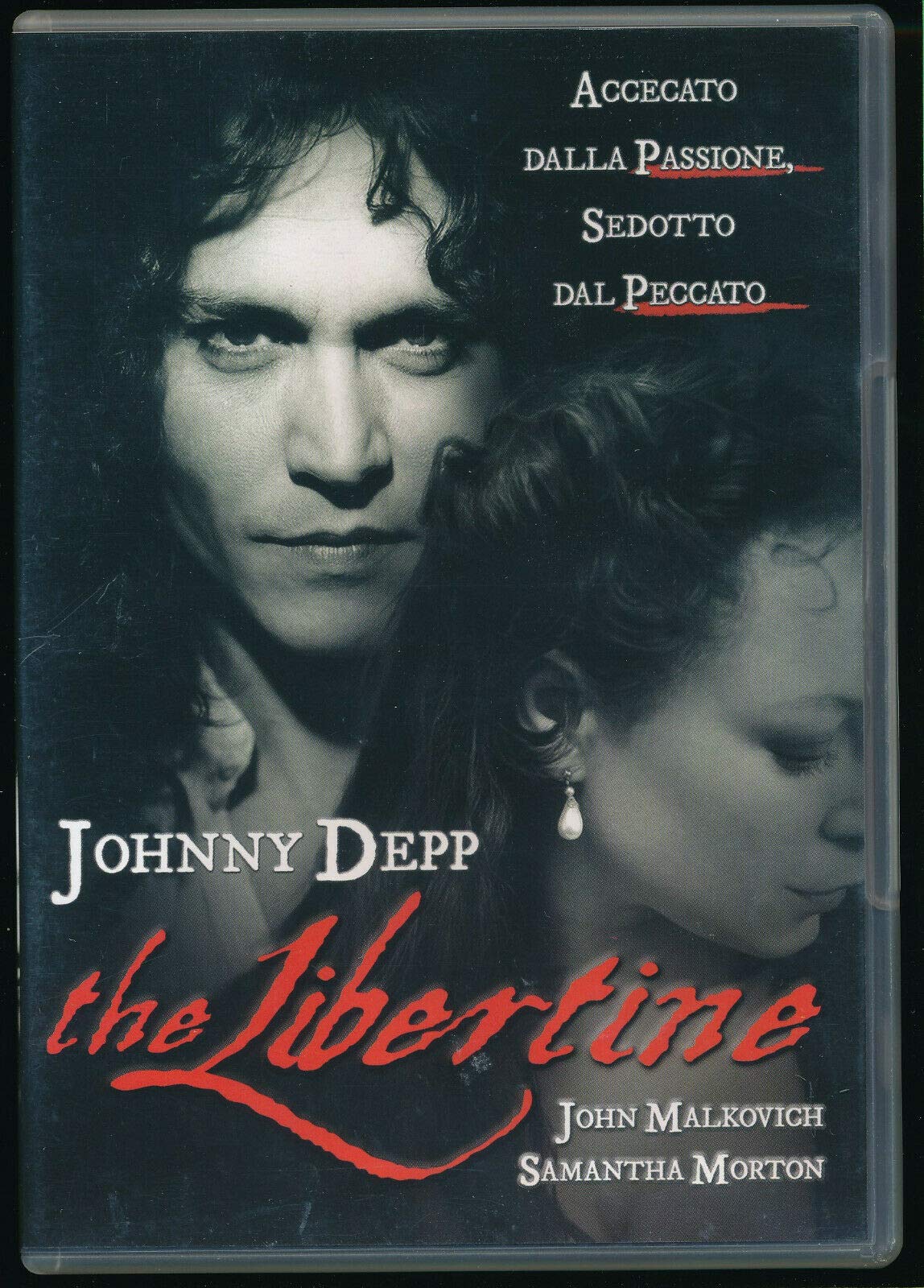 The Libertine DVD edición italiana para conectar con la pasión del cine de época
