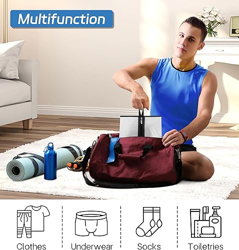Miniatura 6 de MISSLO Bolsas impermeables para zapatos de viaje, paquete de 4, bolsa de almacenamiento de zapatos XXL, bolsa transparente para zapatos, bolsa