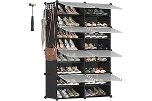 SONGMICS Shoe Rack: An Enclosed Haven for Footwear