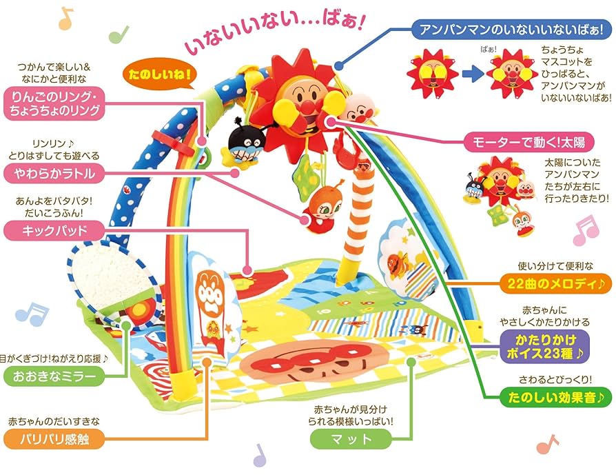 Amazon.co.jp: ベビラボ アンパンマン ~脳を育む~全身で