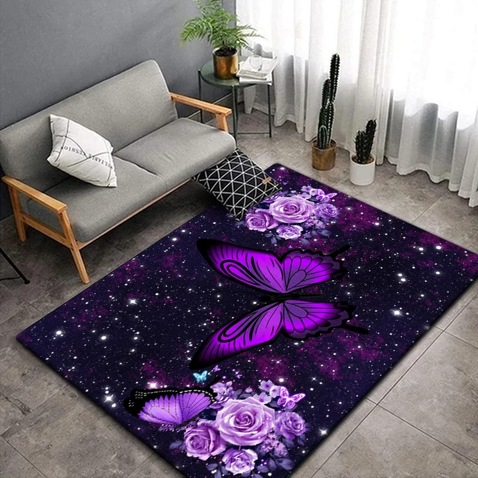 Tapis rectantulaire avec dessous antidérapant pour enfant