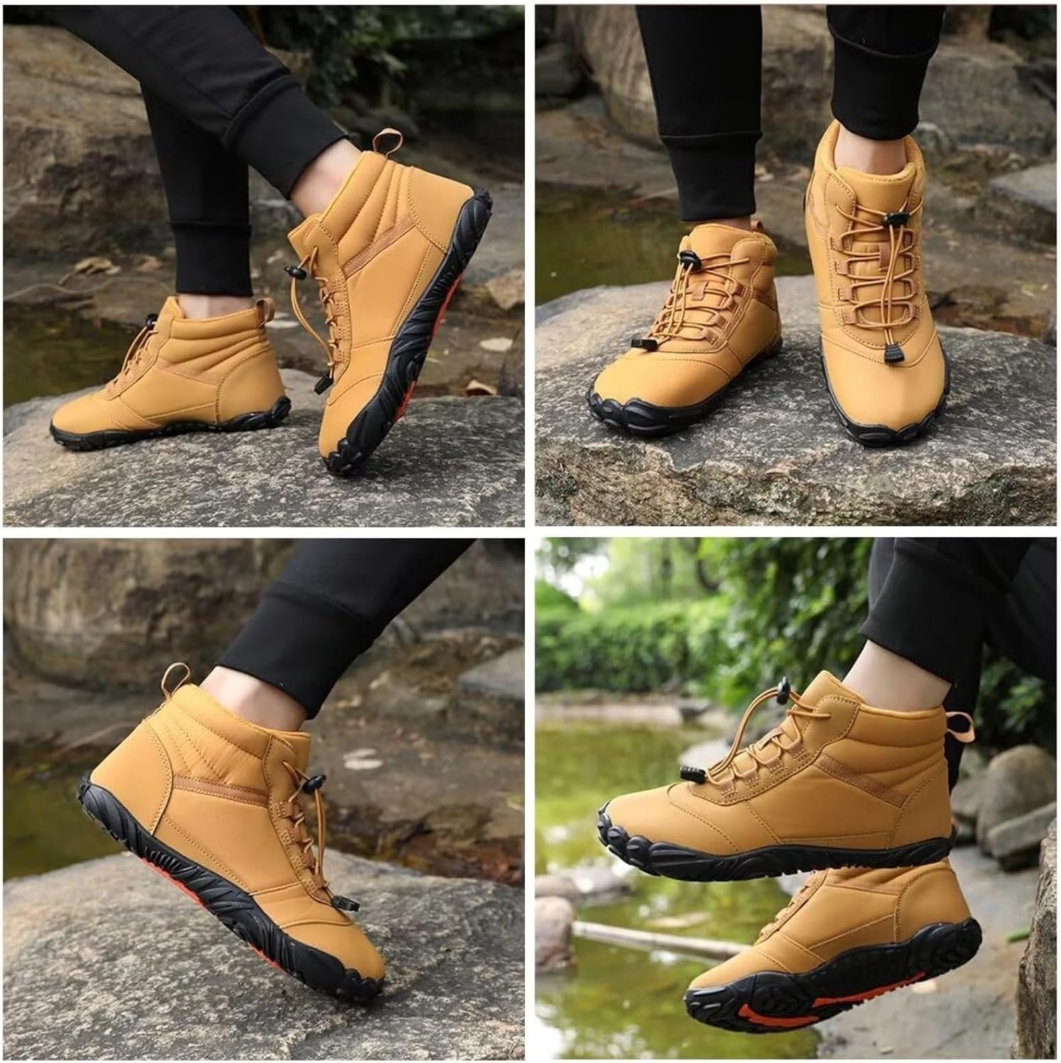 Chukka Boots for Men Summer Casual Suede Lace Up Ankle Boot Outdoor Lightweight Non-Slip Driving Walking Sneakers