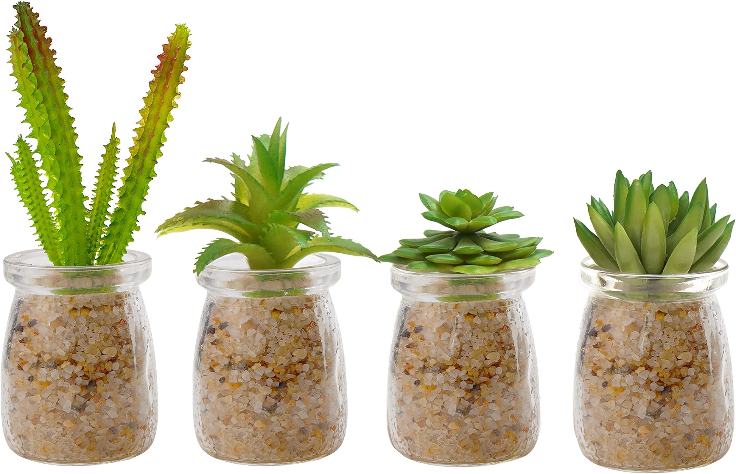 6 Piante Finte In Vaso Per Interni - Decorazioni Verdi Per Casa, Ufficio E Balconi - Foto 4