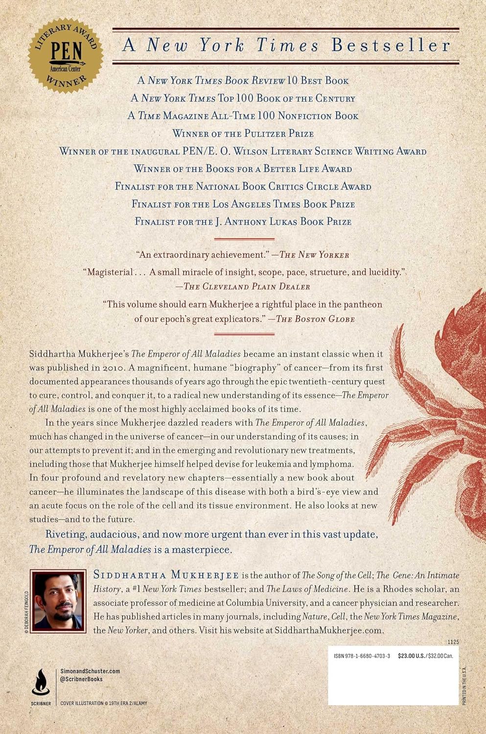 The Emperor of All Maladies: A Biography of Cancer      Paperback – November 25, 2025