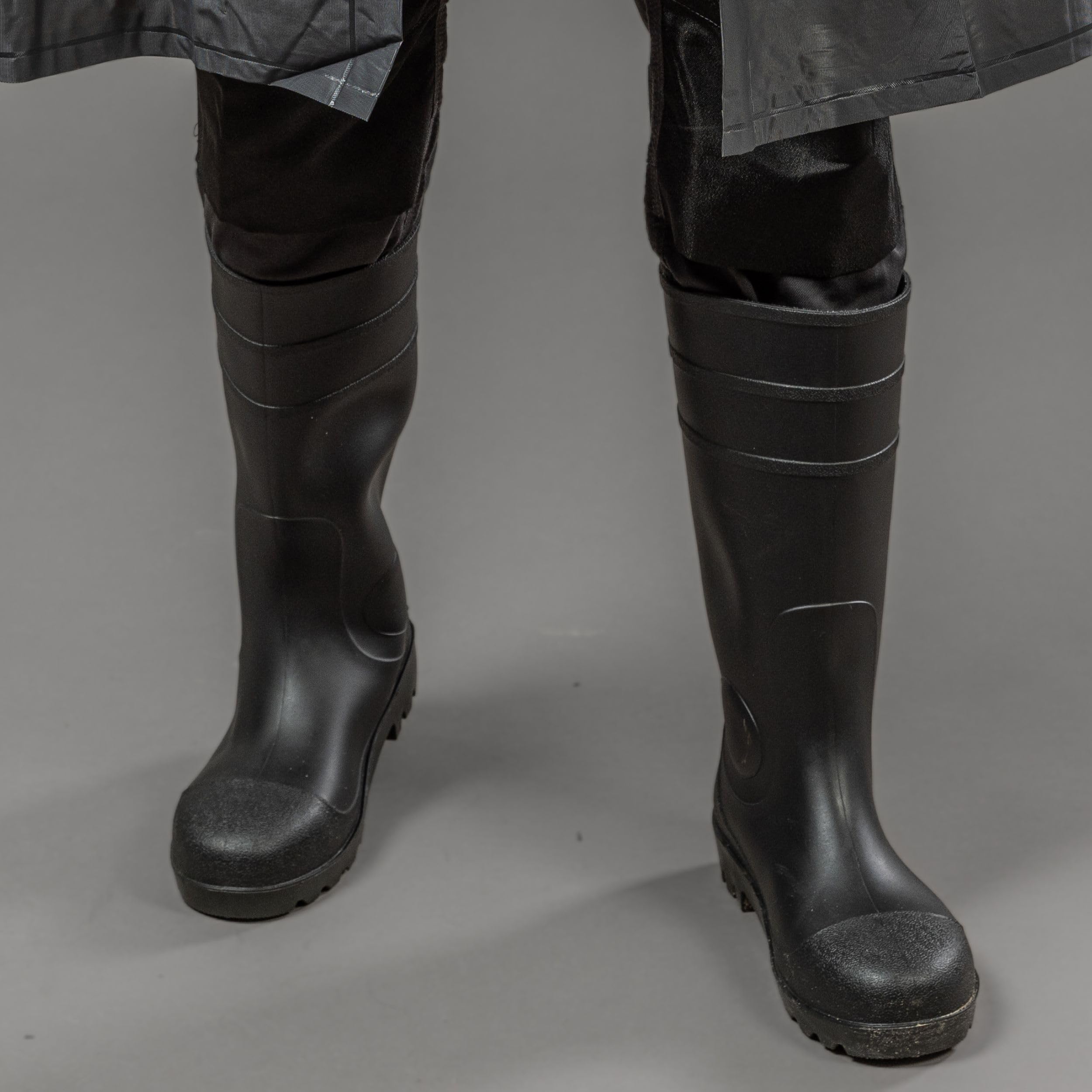 Högert Technik - RITTER Schutzstiefel Gummistiefl | Wasserdichter Sicherheitsstiefel und Arbeitsstiefel | Sicherheitsgummistiefel | EN ISO 20345 | S5 SRA schwarz 43