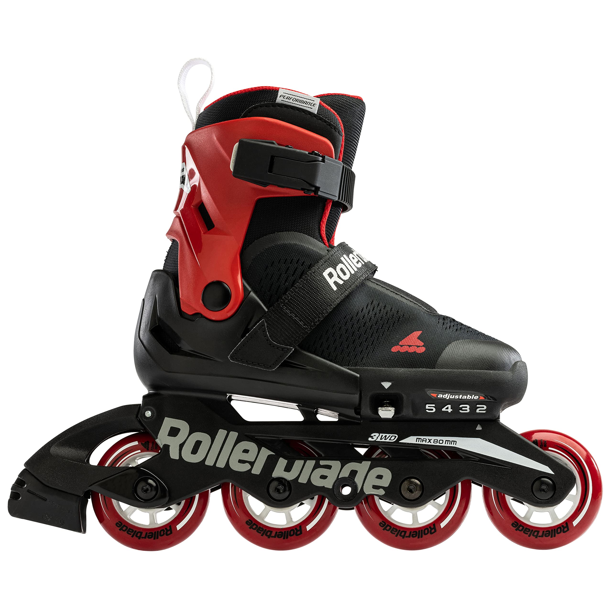 Rollerblade MICROBLADE Free Inline Skate 2022 Black/red