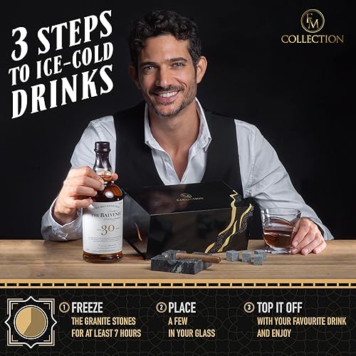 Miniatura 2 de EMcollection Paquete de vasos de whisky para hombres de cumpleaños