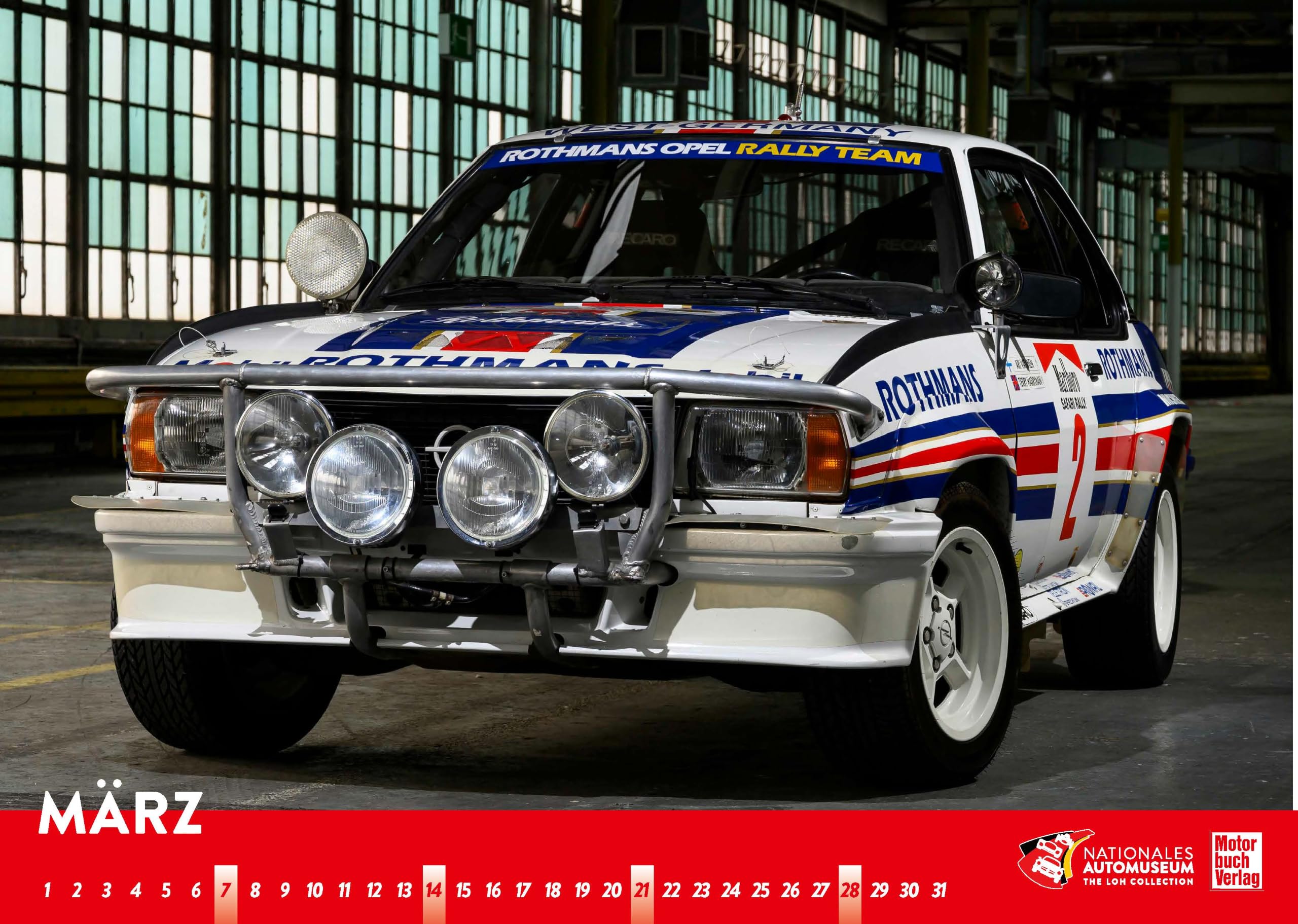 Best of Rallye 2027: Der Kalender des Nationalen Automuseums The Loh Collection