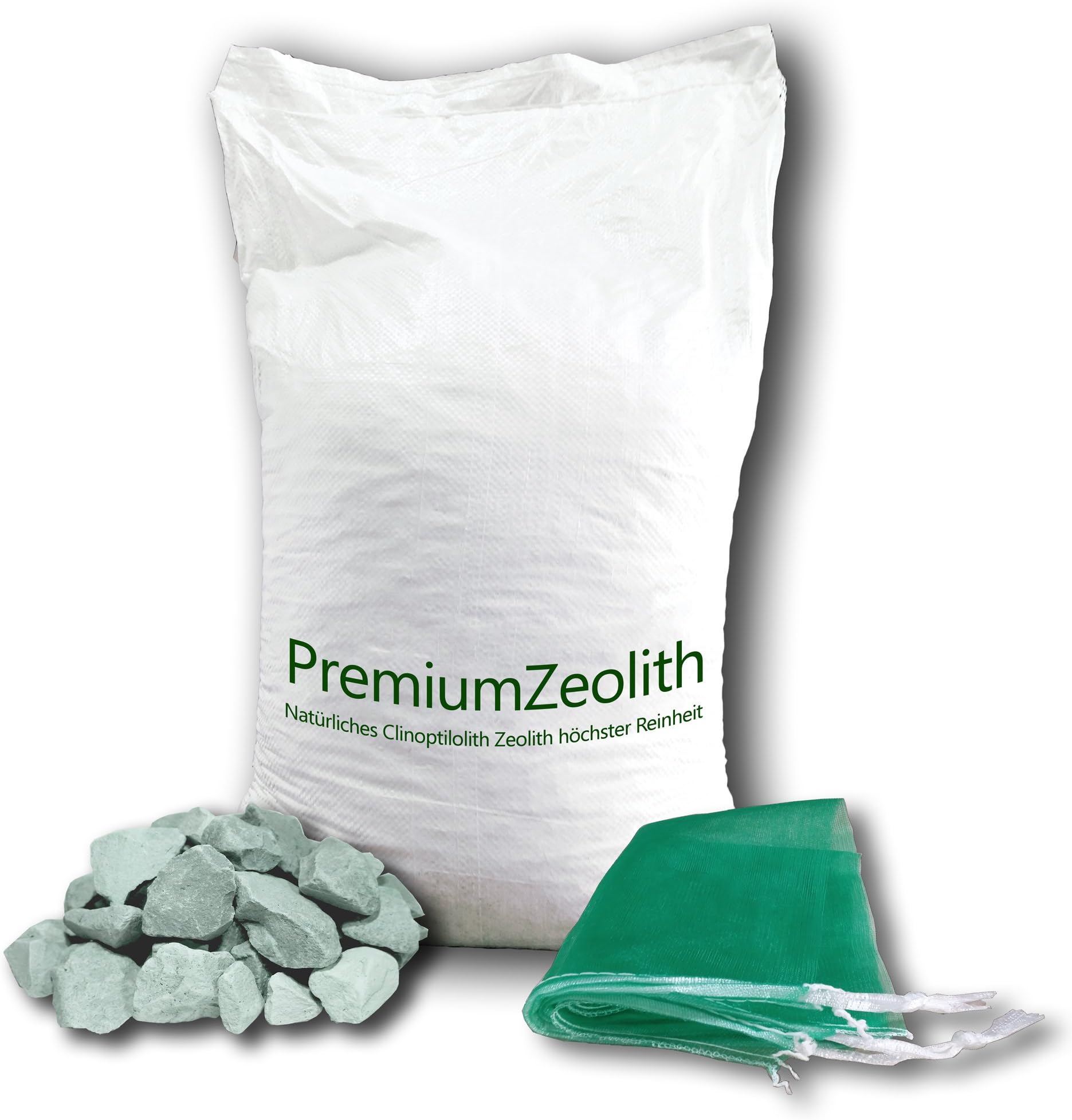 Premiumzeolith Zeolite 25kg Filters Filters Media Phosphate Binder 16-32mm for Ponds, Fish Tanks, Water Treatment