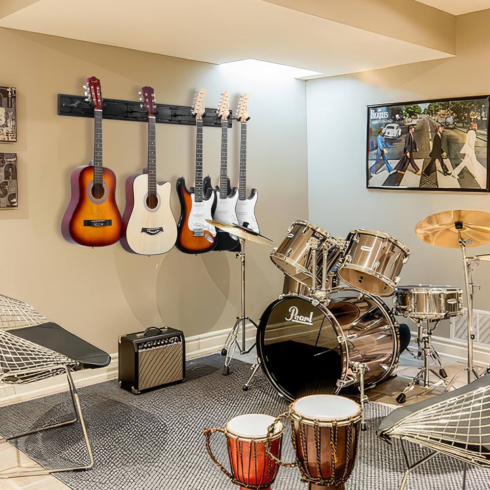 Guitar Stand VEVOR 5-Space , Hold Up To 5 Guitars