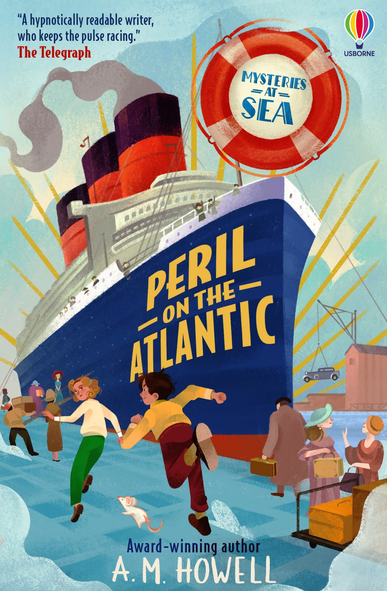 A.M. Howell Mysteries at Sea: Peril on the Atlantic Paperback Book