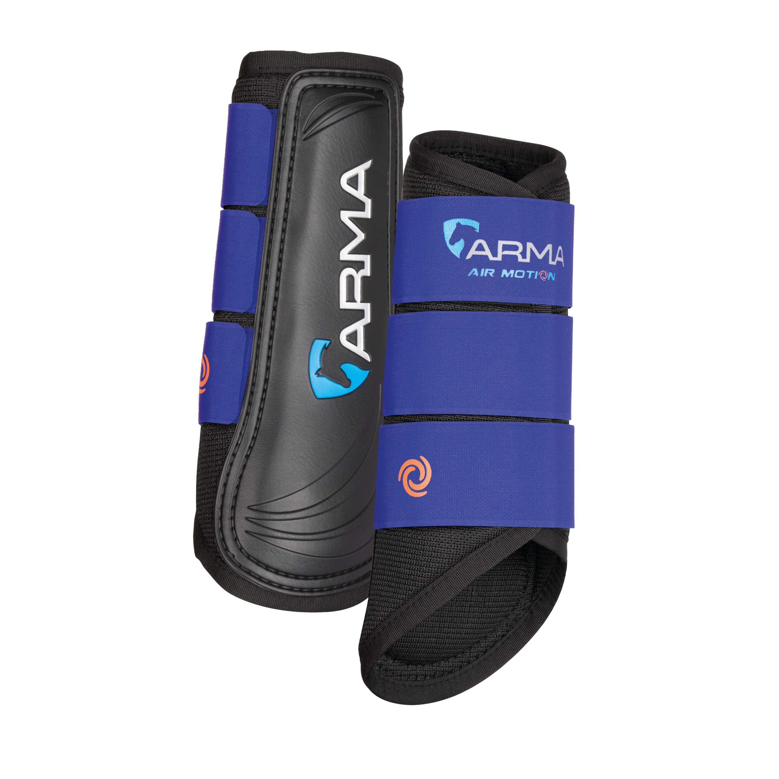 Shires Arma Air Motion Brushing Boots - Black Cob — image 1