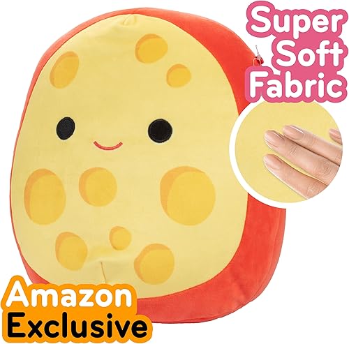 Miniatura 2 de Squishmallow - Peluche de Mannon The Gouda de 10 pulgadas, oficial de Jazwares, almohada de peluche suave coleccionable, lindo juguete de queso para