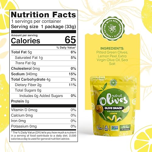 Miniatura 2 de Nutruit Olives Snacks - Aceitunas sin hueso (caja variada) - Aceitunas verdes del Egeo de cosecha fresca - Veganas, sin OMG, sin gluten, kosher,