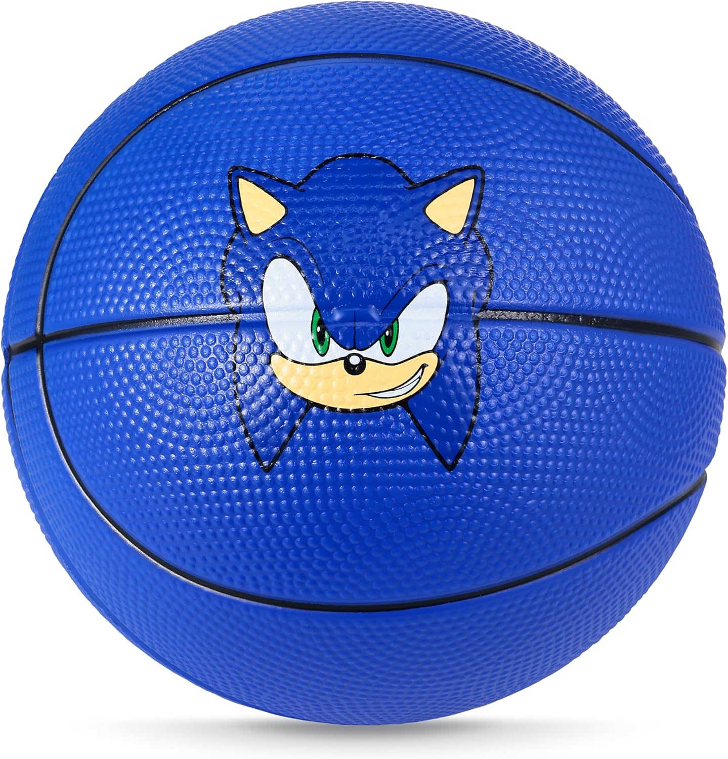 Voyager Sonic the Hedgehog Foam Basketball for Kids, Soft Lightweight Indoor Outdoor Play Ball, Durable Foam Sports Ball for Children Ages 5+ (8-Inch) | Durable Construction, Indoor & Outdoor Use, Kids & Youth, Includes Balls, 8-Inch