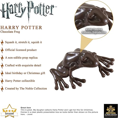 Miniatura 4 de The Noble Collection Harry Potter réplica de utilería de rana de chocolate no comestible
