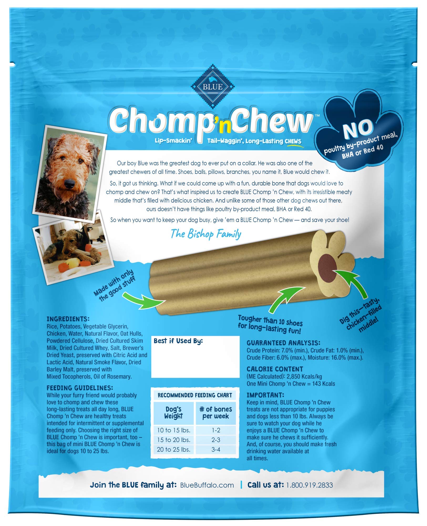blue chomp n chew