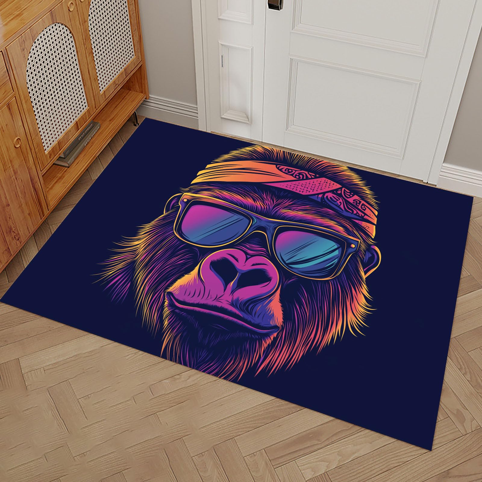 Paillasson intérieur extérieur 50x80 cm pour cuisine et entrée