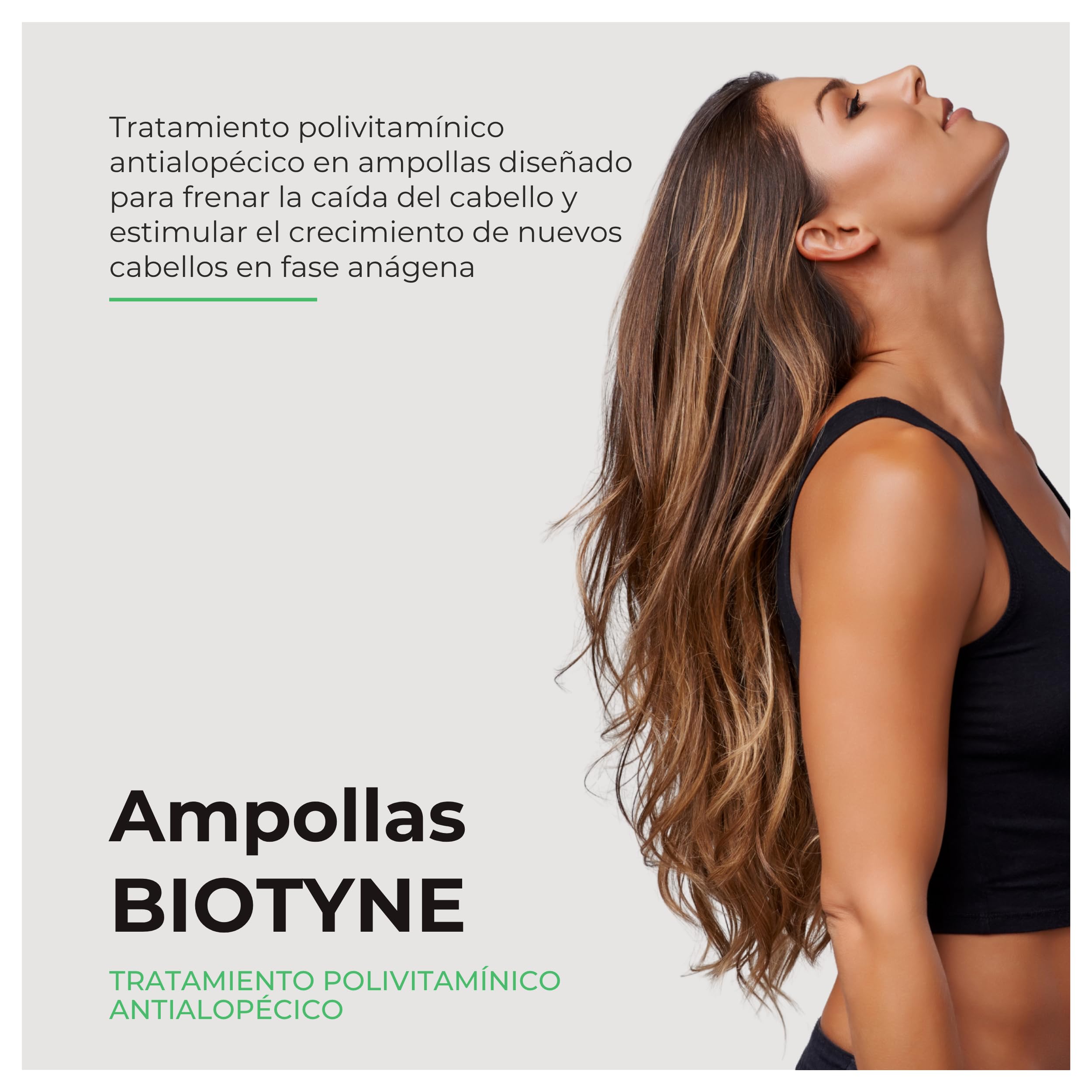Ampollas de Biotina Para el Cabello 5uds | Tratamiento de Vitaminas Para el Pelo y Anticaida Cabello Mujer y Hombre | Vitaminas Pelo | Ampollas Para la Regeneración de Piel y Cabello