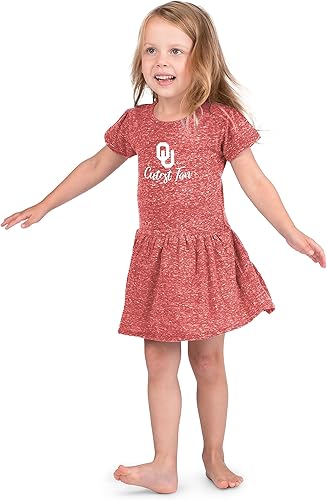 Miniatura 49 de Little King NCAA Knobby - Vestido para niñas pequeñas, tallas 2T, 3T y 4T