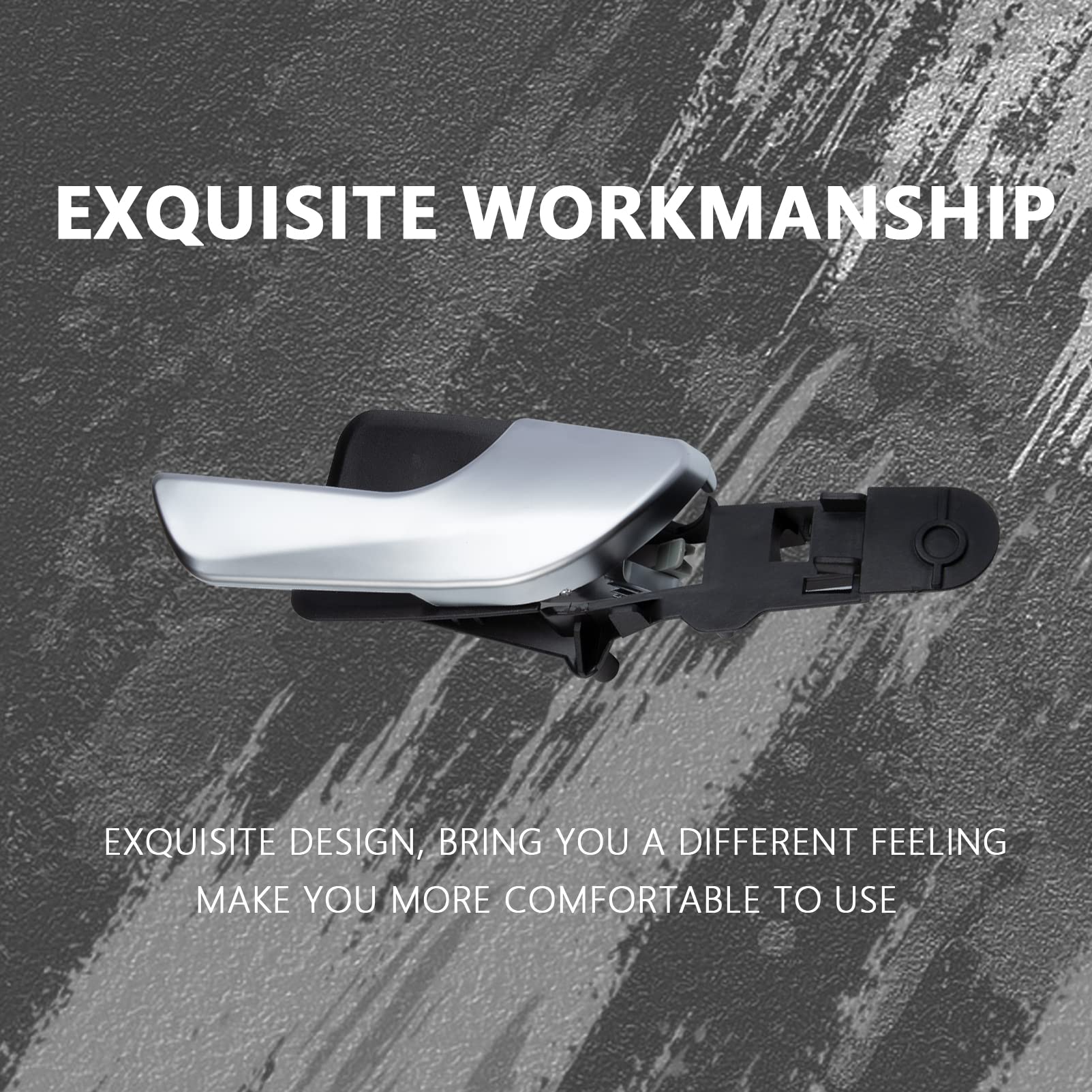 KASturbo Poignée de porte arrière droite pour Giulietta 2010-2022 Passager | 156092156 156092157 156092158 156092159 Chrome