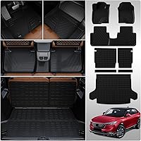 Vista 32 de Alfombrillas Compatibles con Dodge Durango 2016-2025 2026 de 6 Asientos, Alfombrilla de Carga, Protector para Asiento Trasero, Forro para Maletero