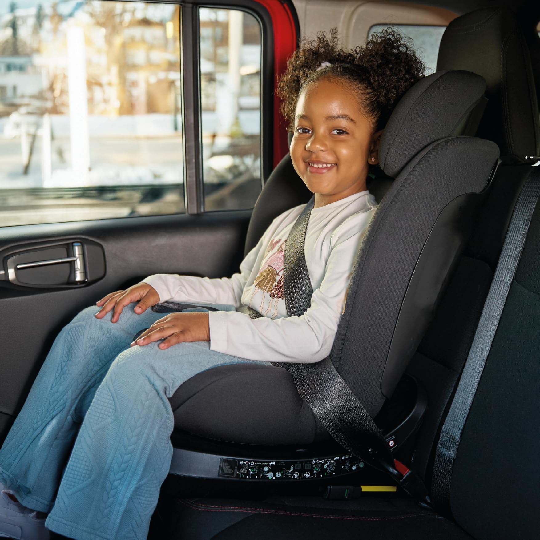 MS BabyWorld – DENVER y CAPRI – Silla de coche I-Size Grupo 0/1/2/3 | 40-150 cm | Isofix y Top Tether | Nacimiento a 12 años (0-36 kg) | Contramarcha 18 kg | Giratoria 360º Universal (Capri Negro)