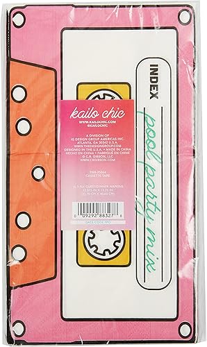 Miniatura 9 de C.R. Gibson TW8-25064 Kailo Chic - Toallas de papel desechables para invitados y servilletas de cena, 8 x 4.25 pulgadas, multicolor, 16 unidades