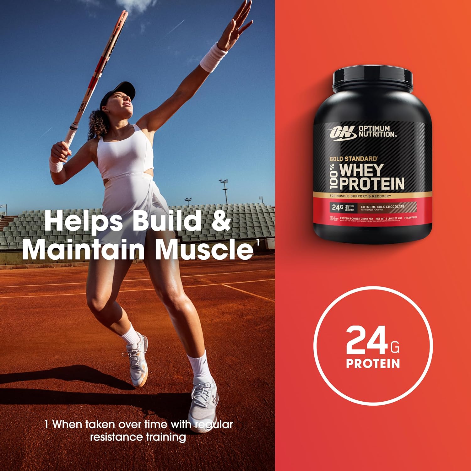 Proteina ON Gold Standard Whey Chocolate Leche 5 Lbs Pa Que Te Pongas Duro 5