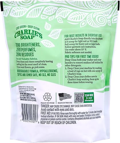 Miniatura 2 de Charlie 's jabón de lavandería en polvo, 2,64Lb (Pack de 2)