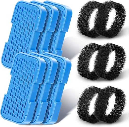 QIUOIO Filtri Fontanella per Gatti, 6 Pezzi Filtro + 6 Pezzi di...