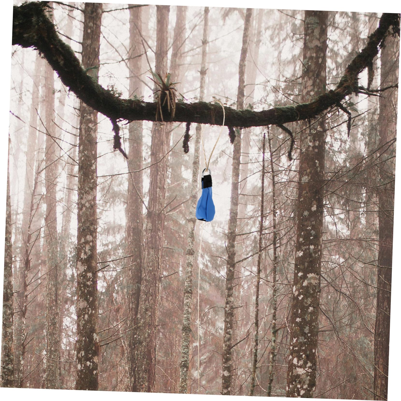 Abaodam Rock Climbing Accessory Portable Throwing Ropes Bag Stainless Steel Weights Compact for Outdoor Activities