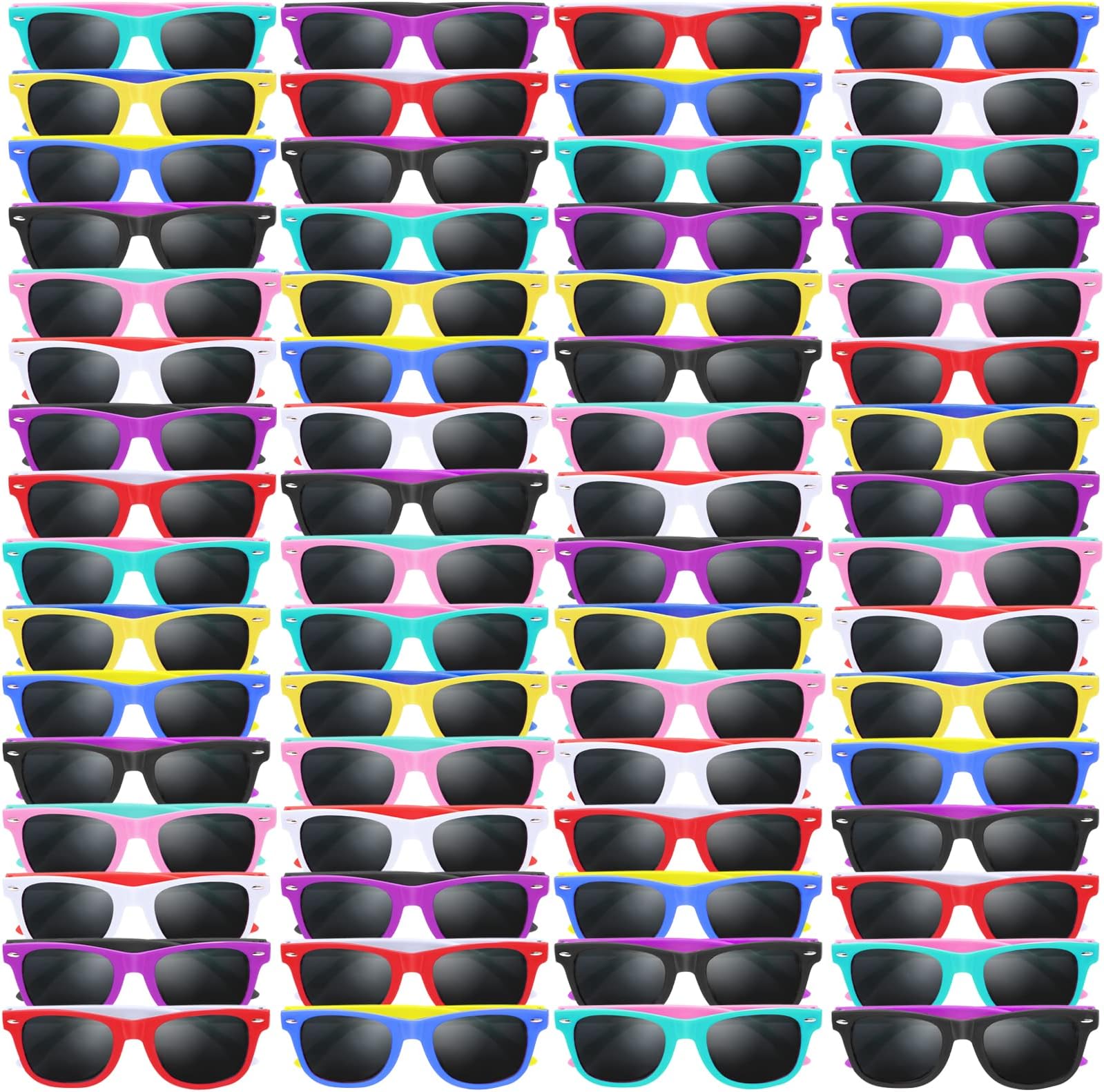Oleitodh 60 Pack Sunglasses Party Favors Boys Girls, Colorful