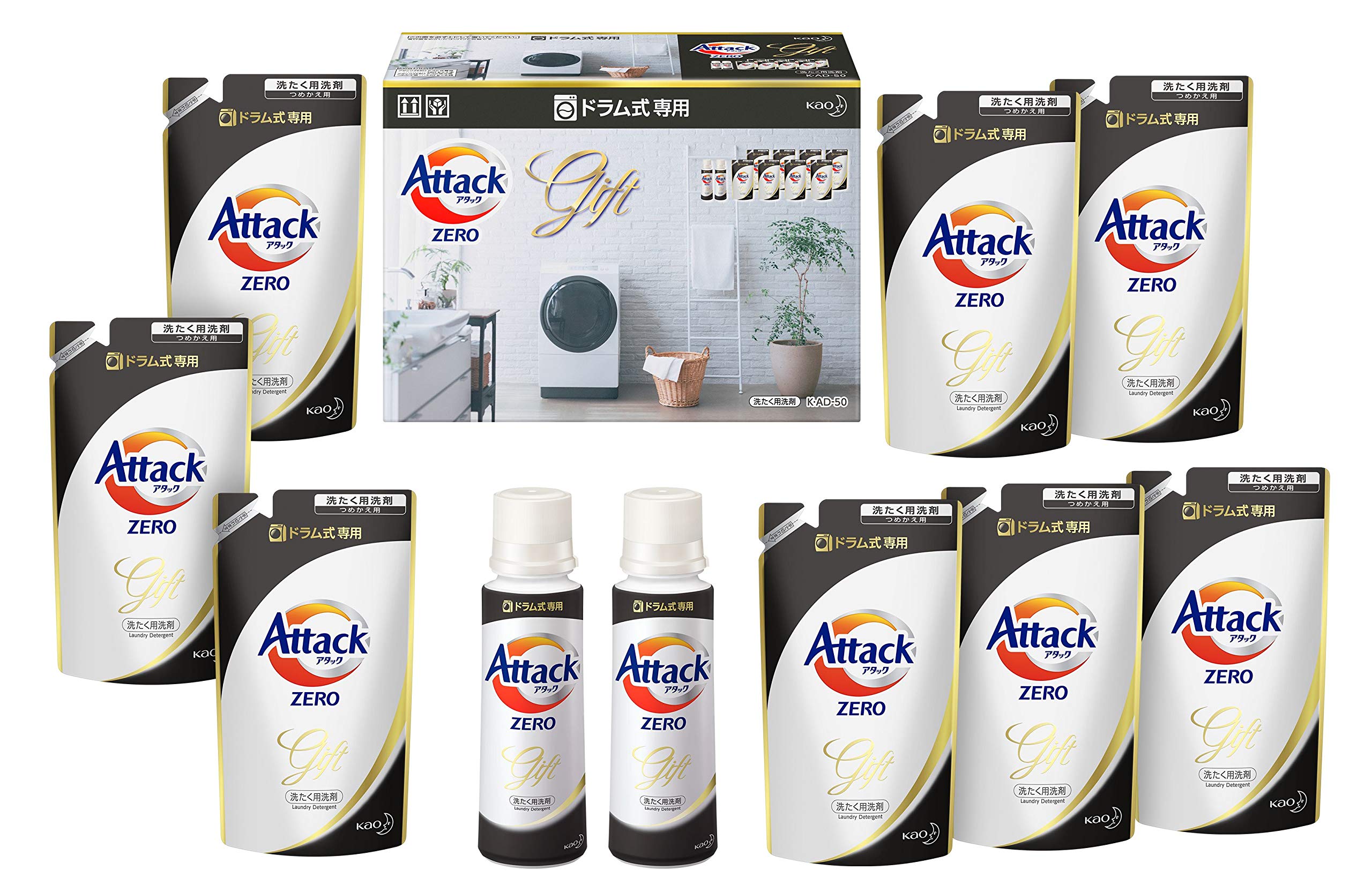 Amazon | 【洗剤ギフト】 アタックZERO ドラム式専用 380g*2本