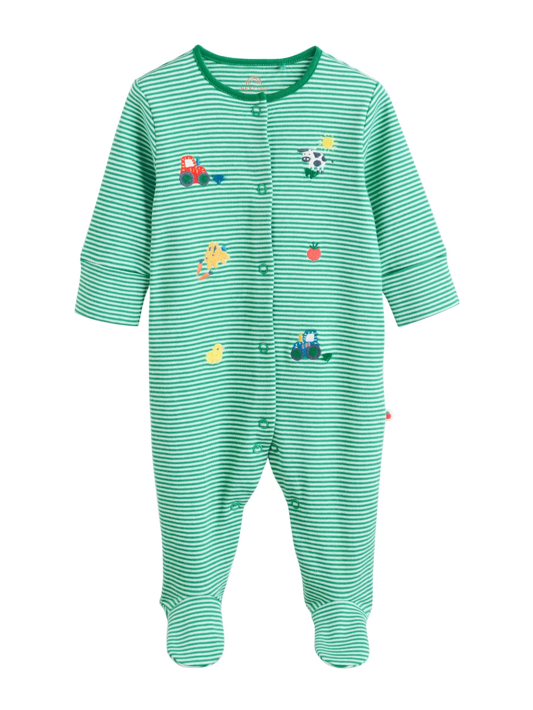 NEXT Baby Jungen Schlafanzüge für Babys, 3er-Pack